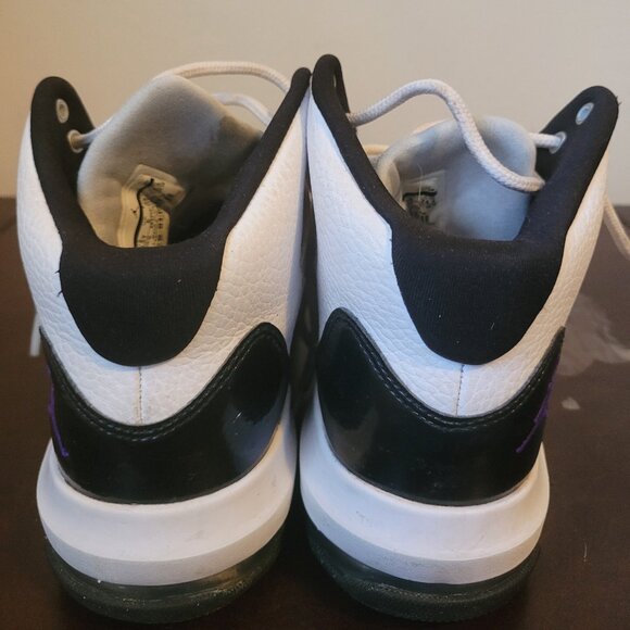 Nike Jordan Max Aura Basketball Shoes Concord White - Picture 2 of 4
